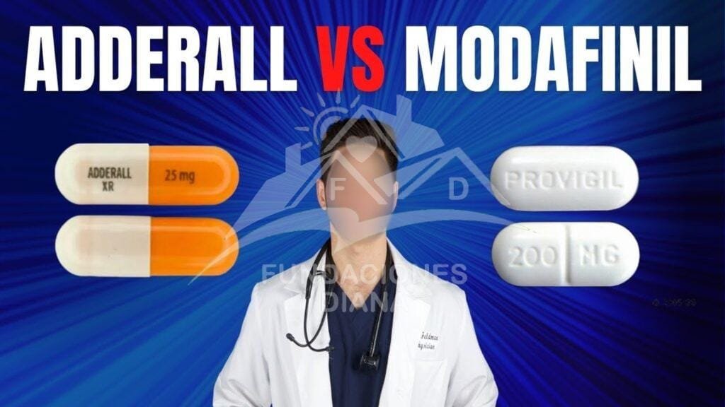 Adderall vs Modafinil. Descubre sus usos, efectos secundarios y cuál es mejor para tratar TDAH y narcolepsia.
